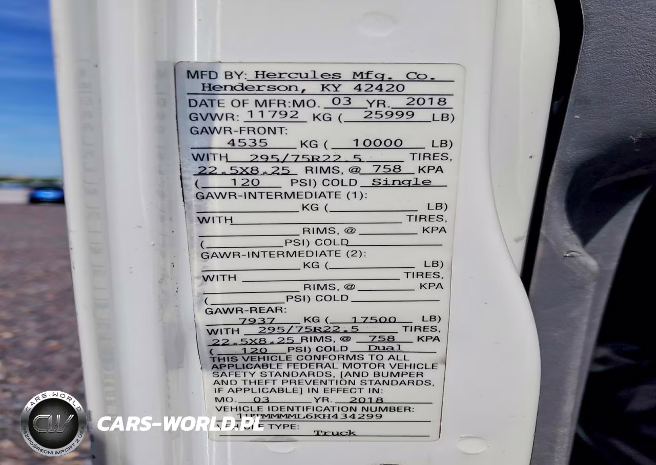 2019 Intl 4300 Semi Truck VIN:1HTMMMML6KH434299 - 13