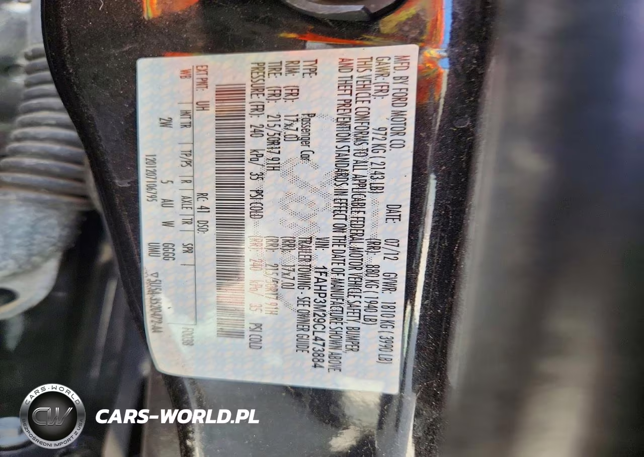 2012 Ford Focus Sel VIN:1FAHP3M29CL473884 - 12