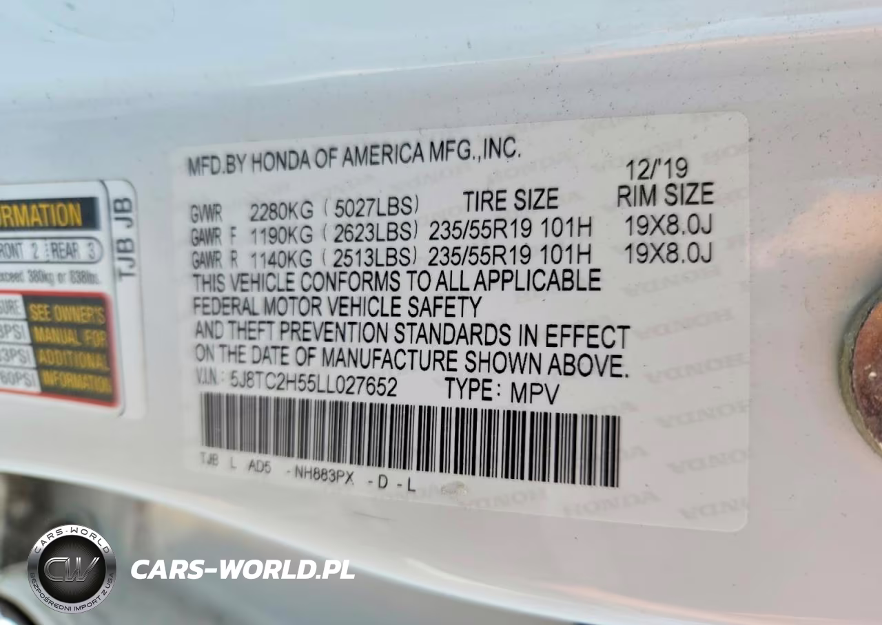2020 Acura Rdx Technology VIN:5J8TC2H55LL027652 - 13