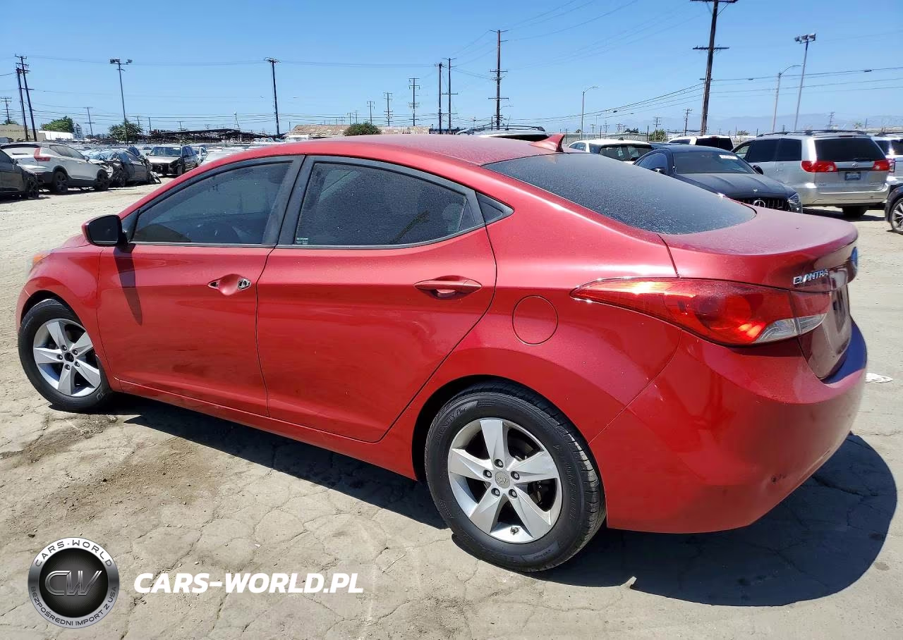 2013 Hyun Elantra Gl VIN:KMHDH4AE2DU947692 - 2