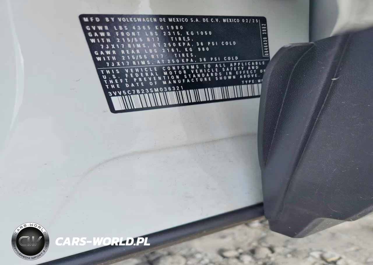 2025 Volkswagen Taos S VIN:3VV5C7B23SM036321 - 12