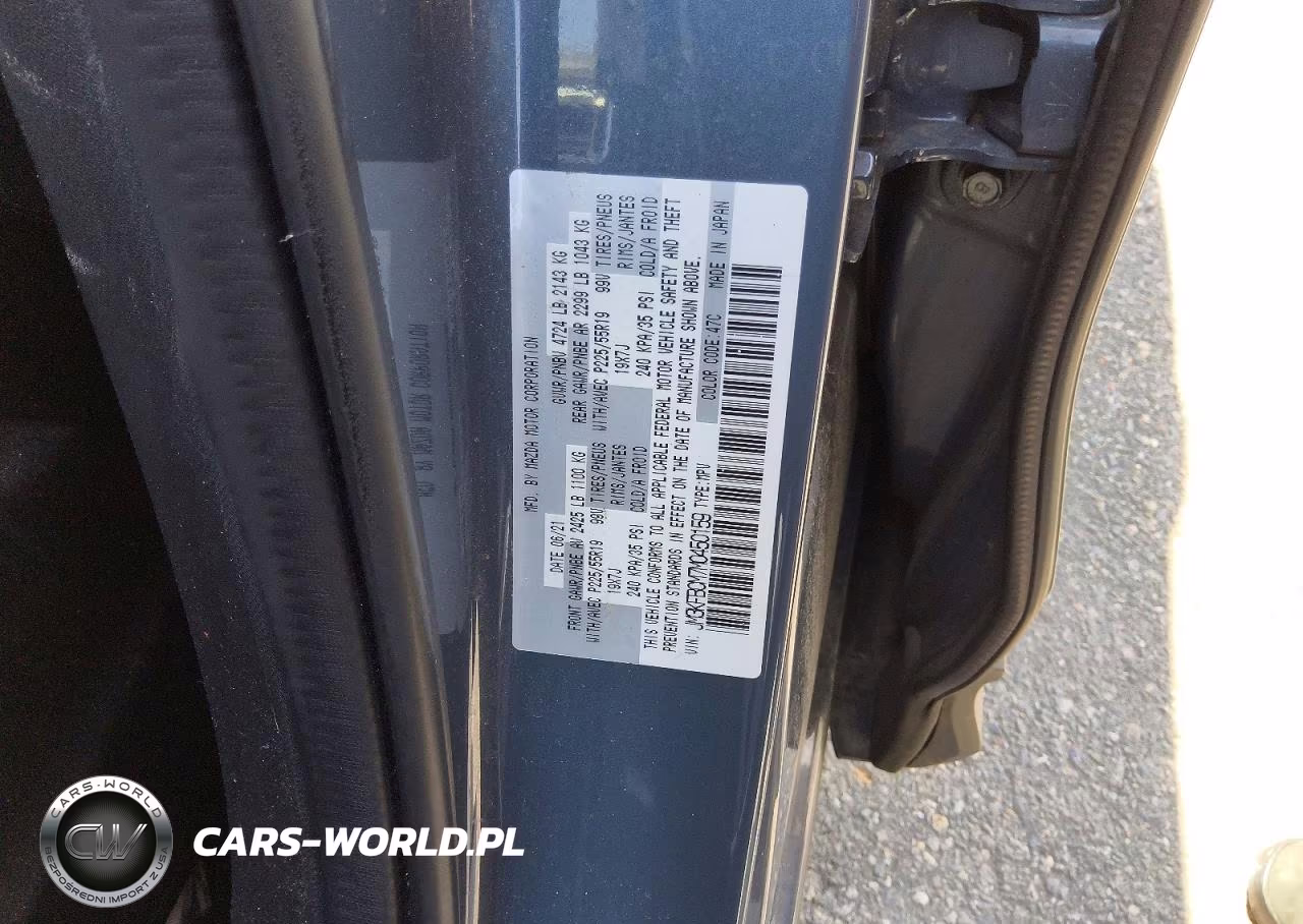 2021 Mazda Cx-5 Touring VIN:JM3KFBCM7M0450159 - 13