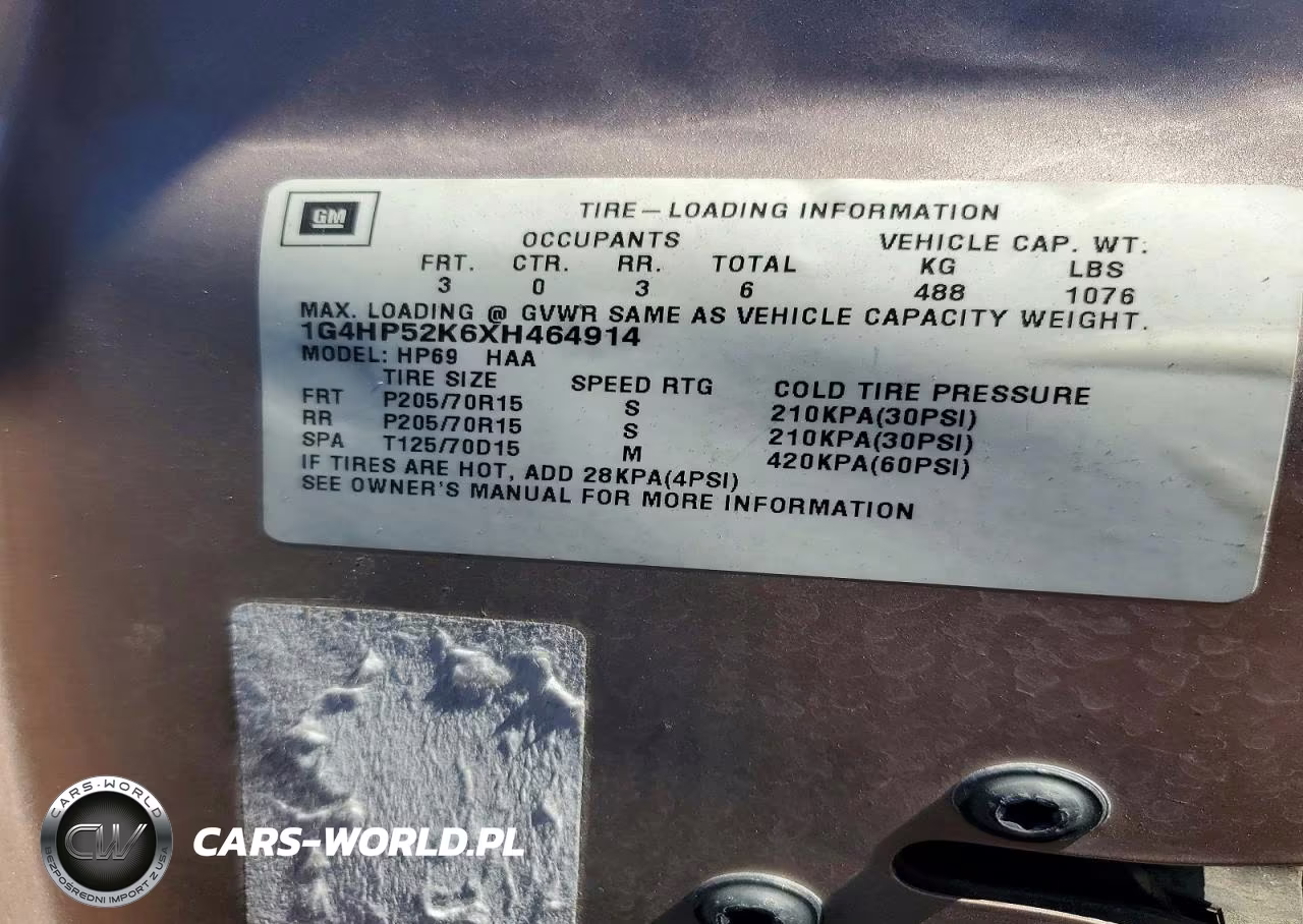 1999 Buick Lesabre Custom VIN:1G4HP52K6XH464914 - 12