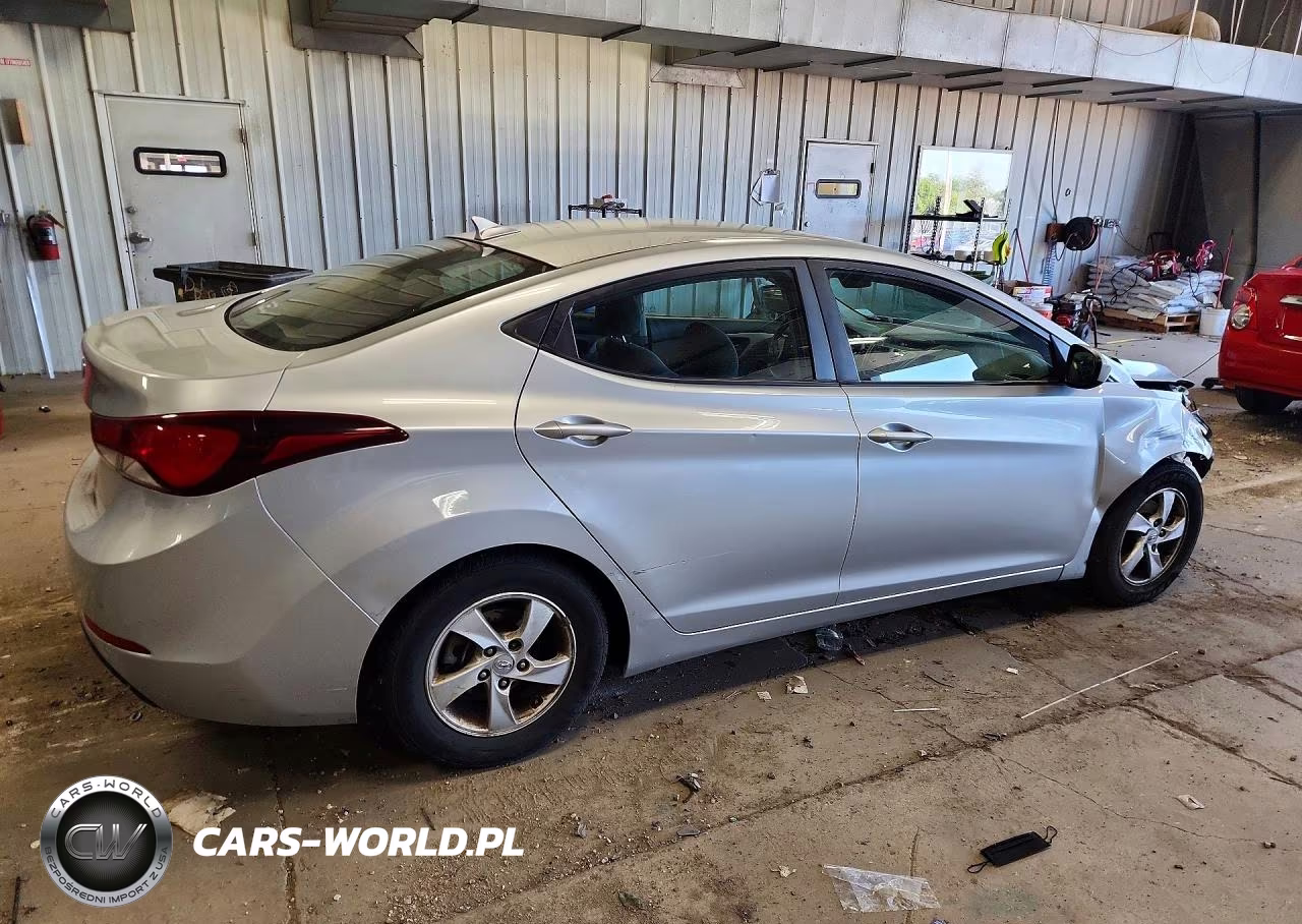 2014 Hyundai Elantra Se VIN:5NPDH4AE1EH477686 - 3