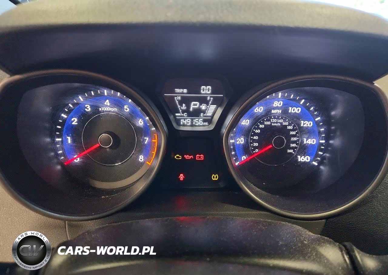 2014 Hyundai Elantra Se VIN:5NPDH4AE1EH477686 - 9