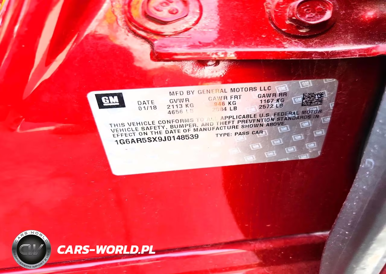 2018 Cadillac Cts Luxury VIN:1G6AR5SX9J0148539 - 12