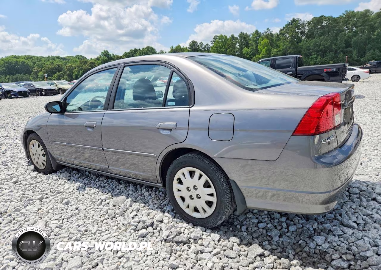 2005 Honda Civic Lx VIN:2HGES15615H509554 - 2