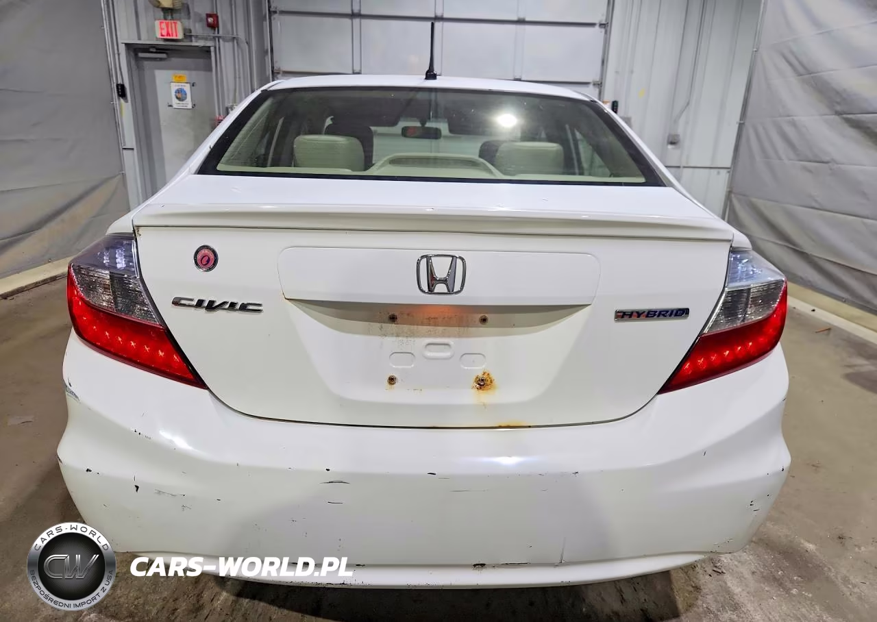 2012 Honda Civic Hybrid VIN:JHMFB4F23CS011165 - 6