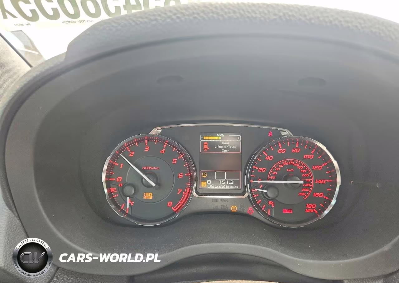 2016 Subaru Wrx Limited VIN:JF1VA1L60G9809311 - 9