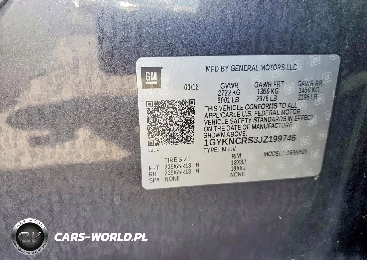 2018 Cadillac Xt5 Luxury VIN:1GYKNCRS3JZ199746 - 14