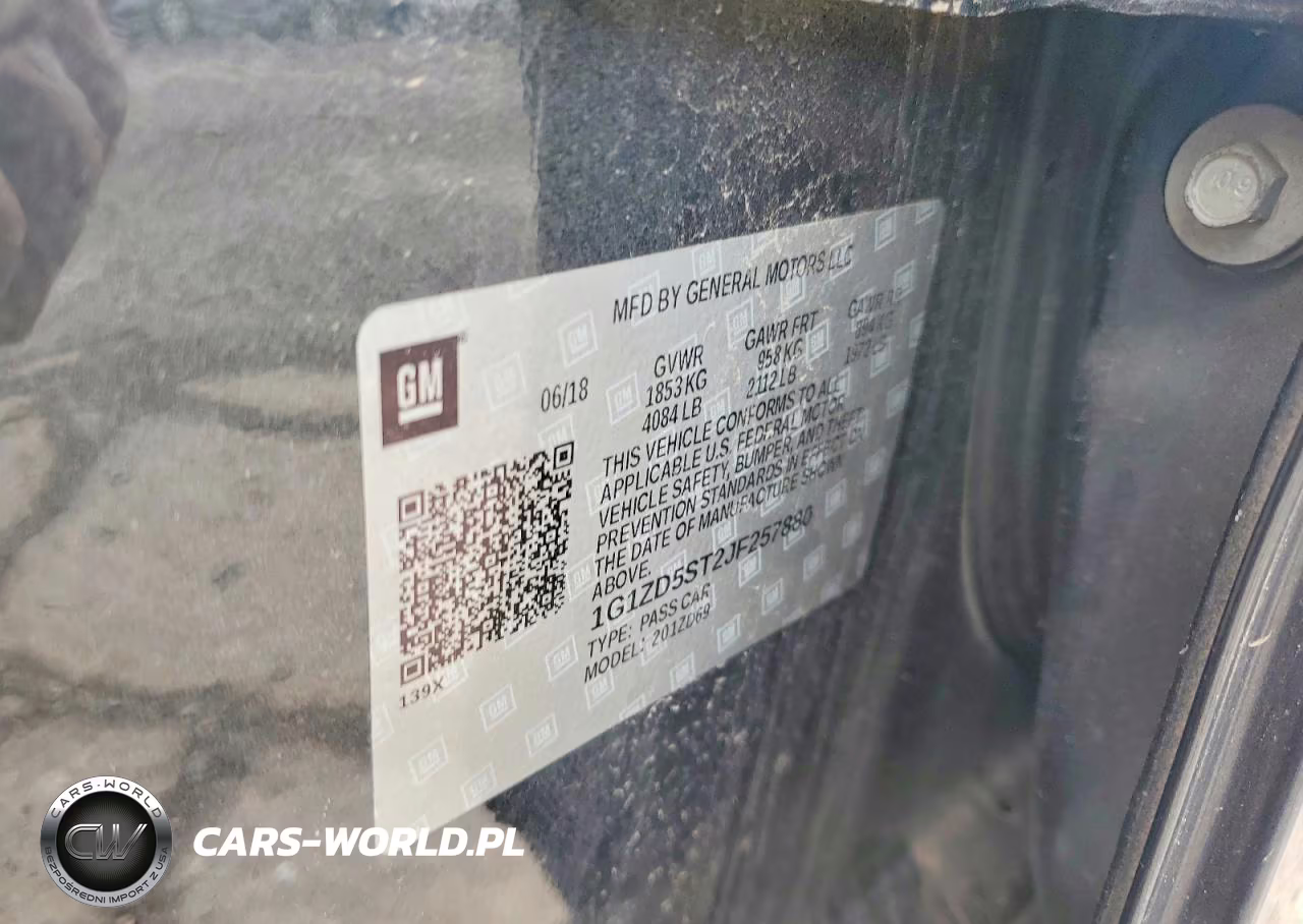2018 Chevrolet Malibu Lt VIN:1G1ZD5ST2JF257880 - 12