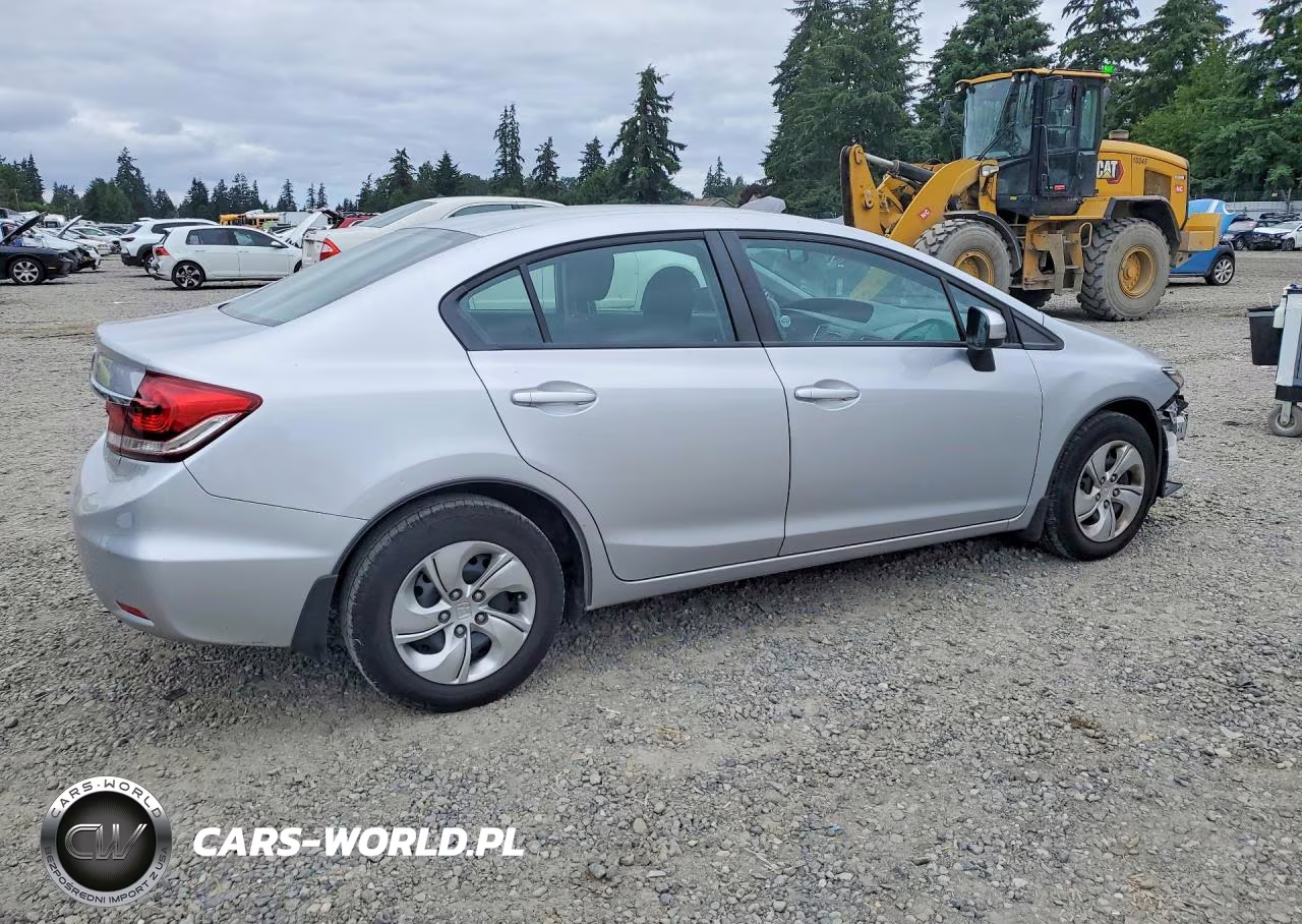 2014 Honda Civic Lx VIN:19XFB2F51EE260683 - 3