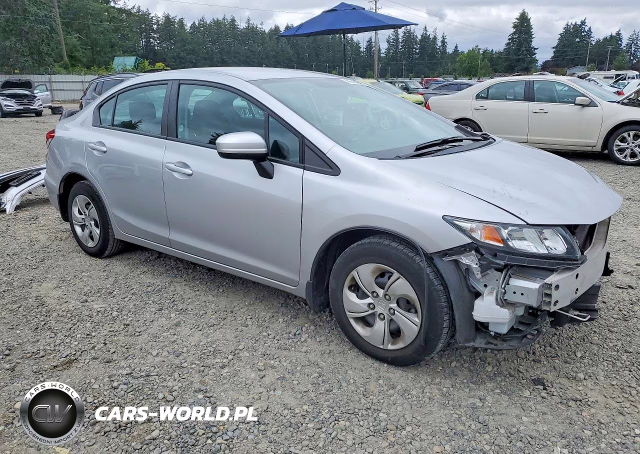 2014 Honda Civic Lx VIN:19XFB2F51EE260683 - 4