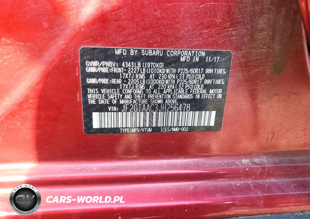 2018 Subaru Crosstrek VIN:JF2GTAAC3JH256478 - 13