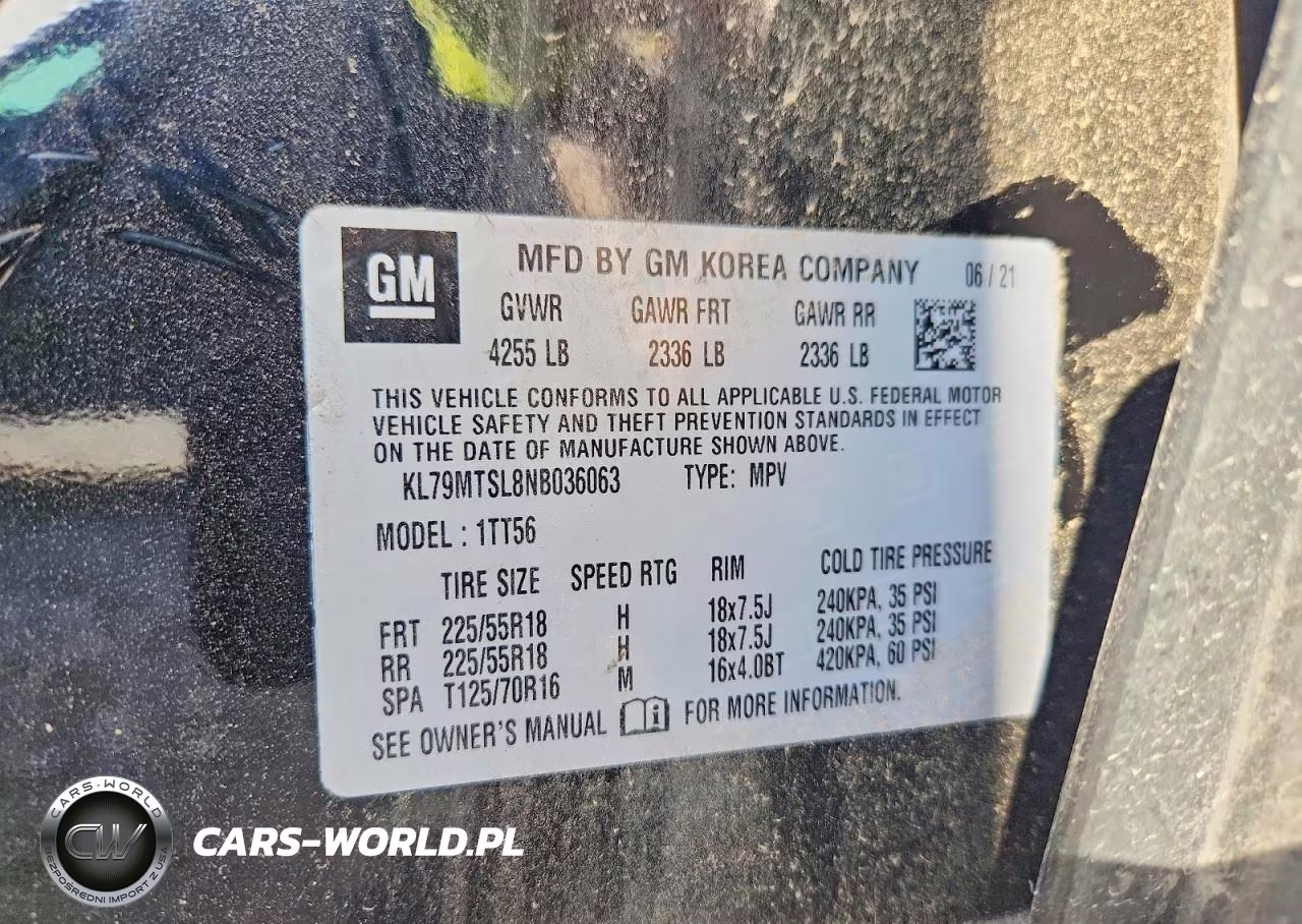 2022 Chevrolet Trailblazer Rs VIN:KL79MTSL8NB036063 - 13