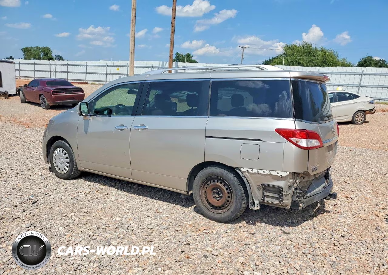 2012 Nissan Quest 3.5 S VIN:JN8AE2KP3C9037480 - 2
