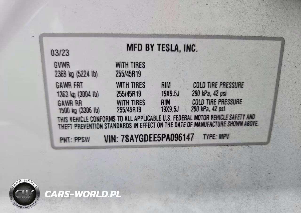 2023 Tesla Model Y VIN:7SAYGDEE5PA096147 - 13