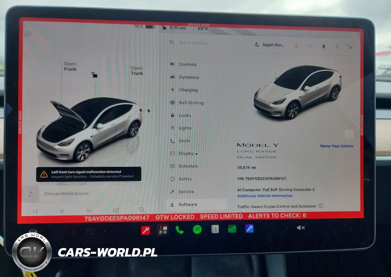 2023 Tesla Model Y VIN:7SAYGDEE5PA096147 - 9