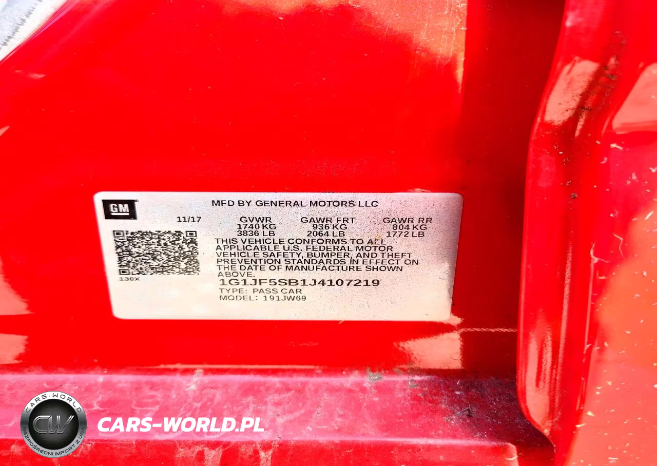 2018 Chevrolet Sonic Premier VIN:1G1JF5SB1J4107219 - 12