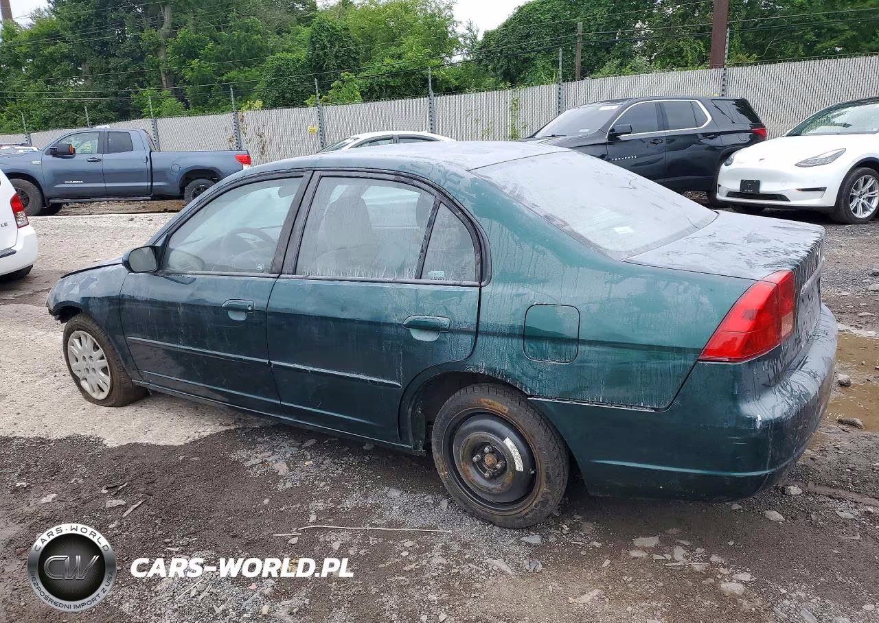 2001 Honda Civic Ex VIN:2HGES267X1H512637 - 2