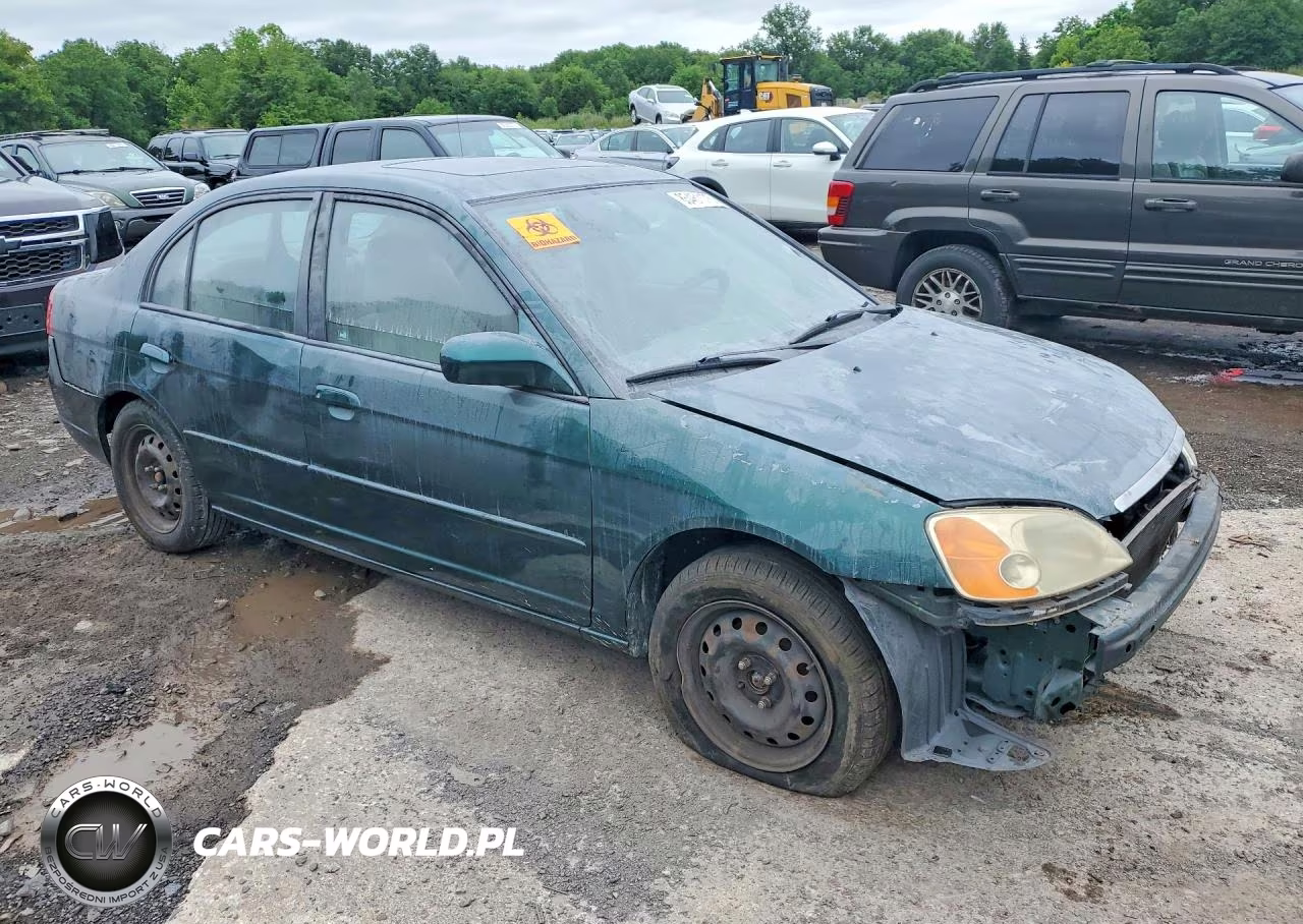 2001 Honda Civic Ex VIN:2HGES267X1H512637 - 4