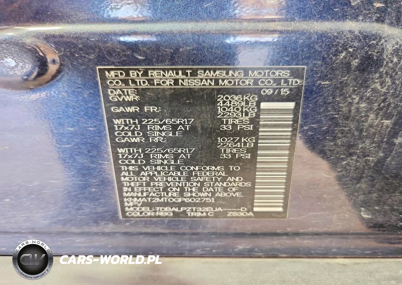 2016 Nissan Rogue S VIN:KNMAT2MT0GP602751 - 14