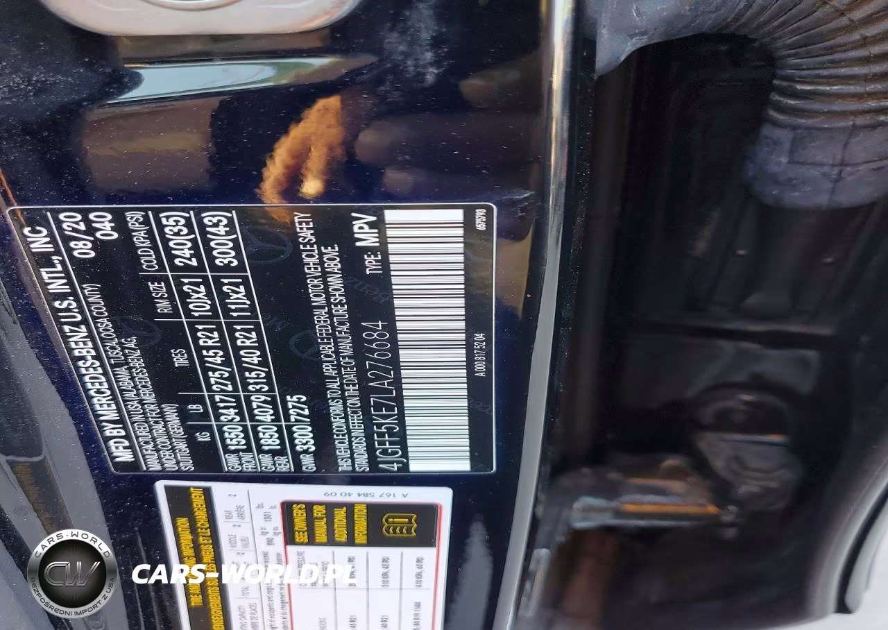 2020 Mercedes-Benz Gls 450 4Matic VIN:4JGFF5KE7LA276684 - 14