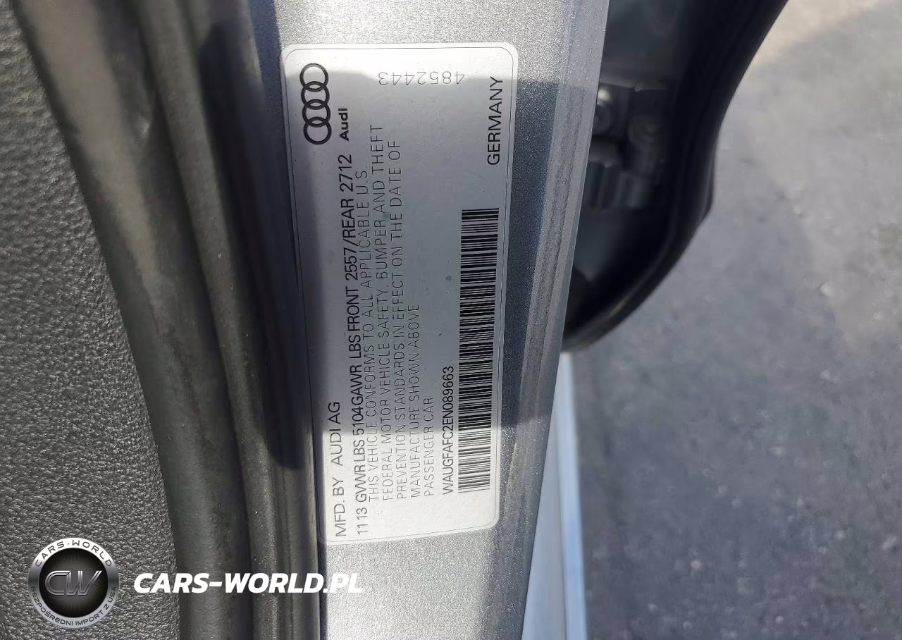 2014 Audi A6 Premium Plus VIN:WAUGFAFC2EN089663 - 12