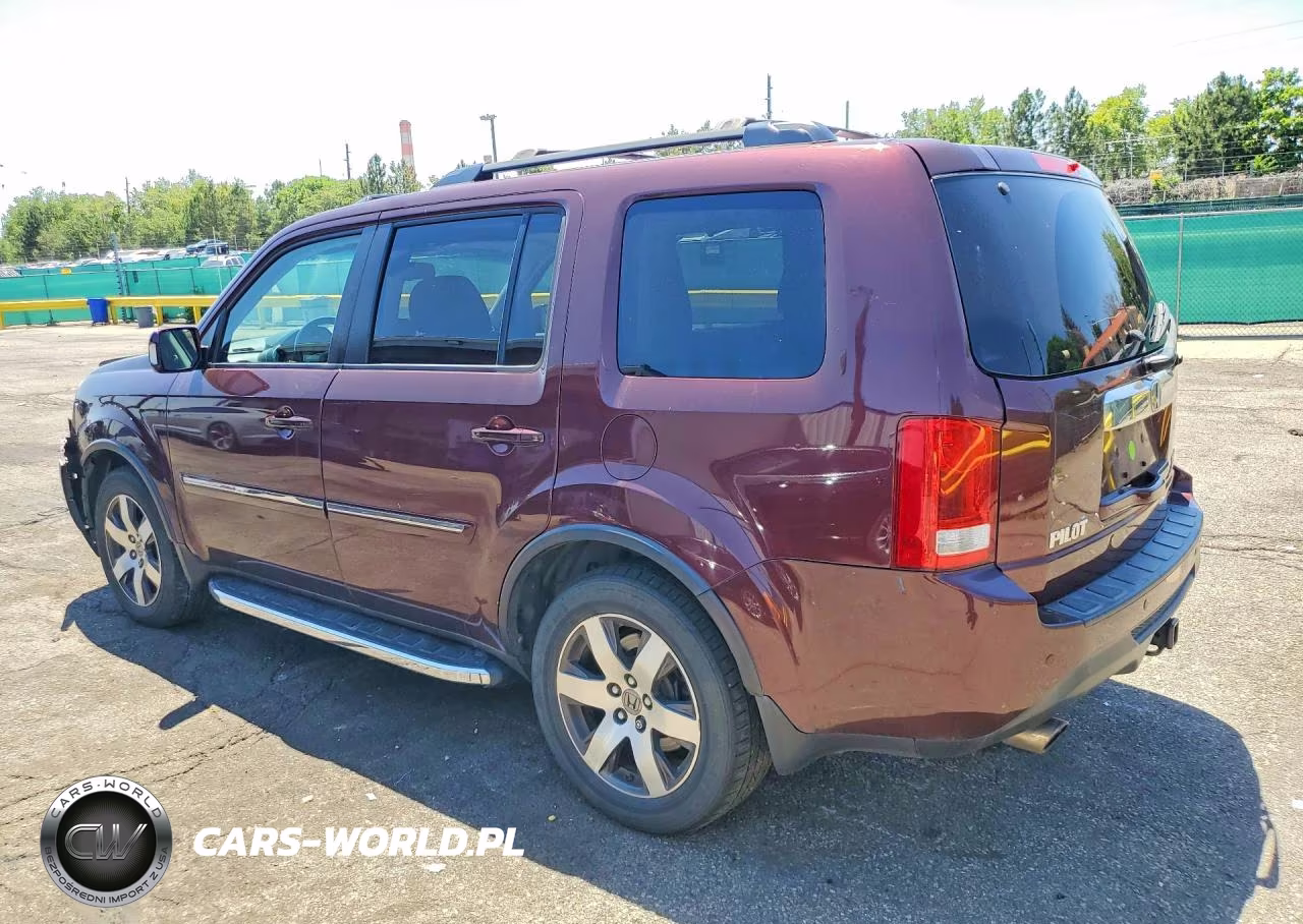 2013 Honda Pilot Touring VIN:5FNYF4H96DB017386 - 2