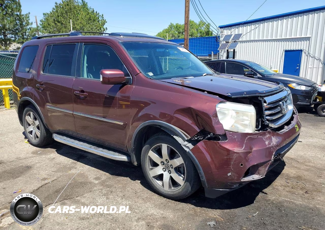 2013 Honda Pilot Touring VIN:5FNYF4H96DB017386 - 4