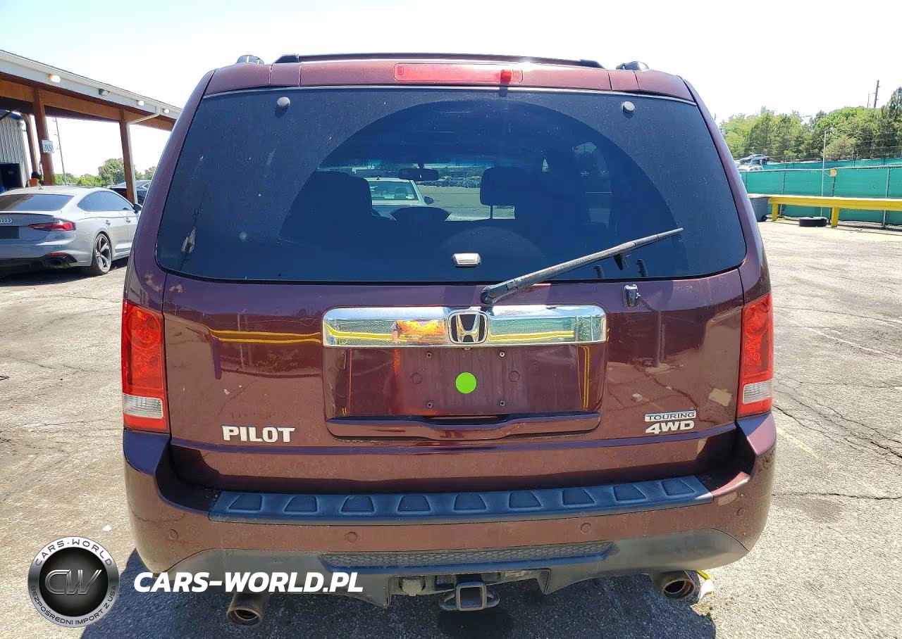 2013 Honda Pilot Touring VIN:5FNYF4H96DB017386 - 6