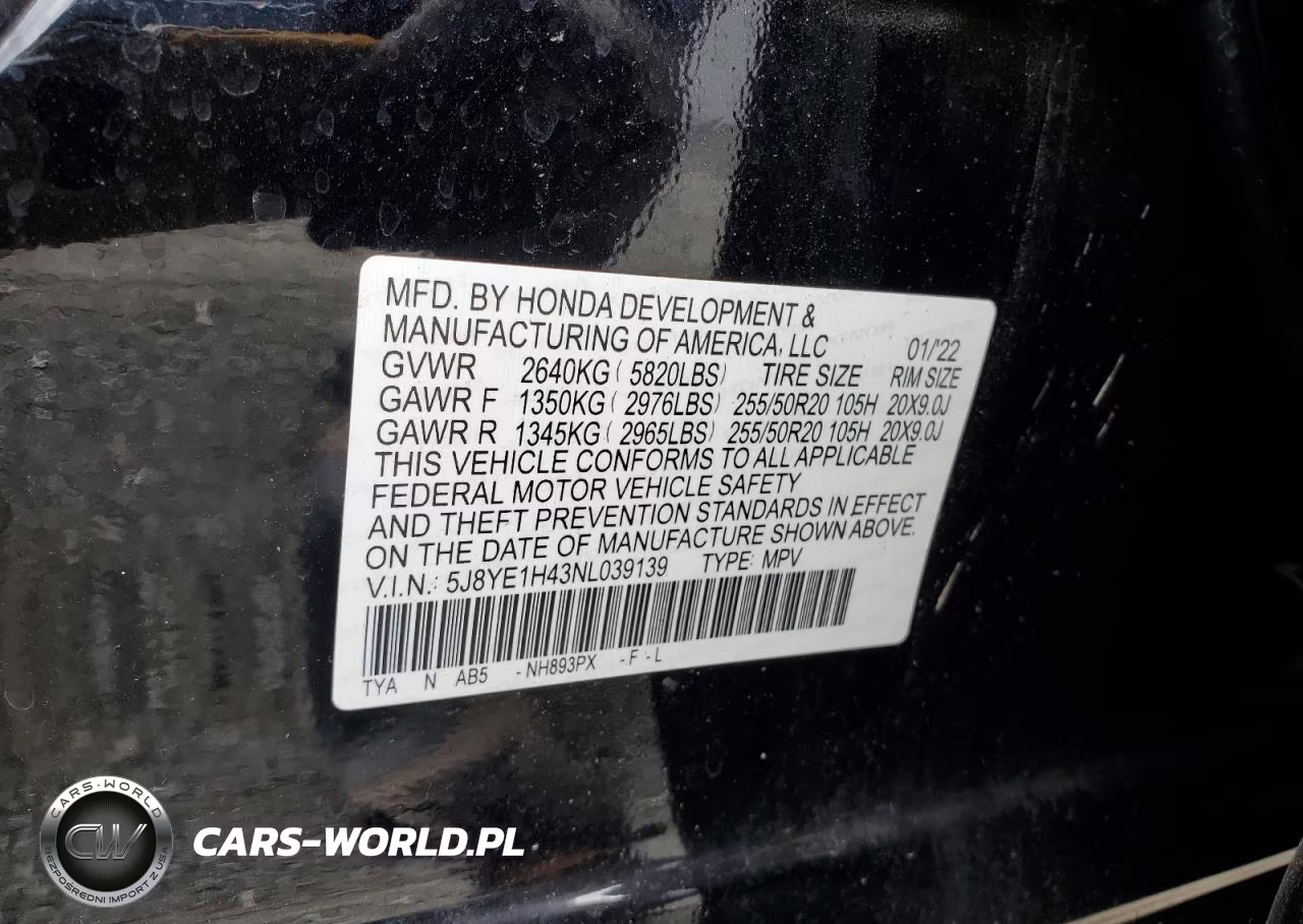 2022 Acura Mdx Technology VIN:5J8YE1H43NL039139 - 13
