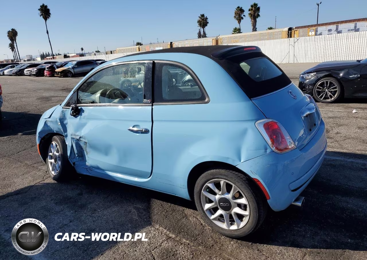 2017 Fiat 500 Pop VIN:3C3CFFLR7HT506176 - 2
