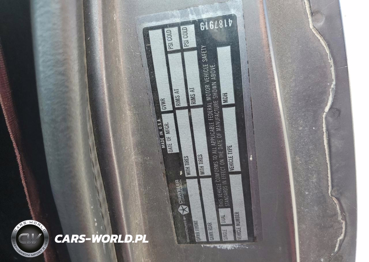 1989 Dodge D-Series D100 VIN:1B7FE06Y1KS178502 - 13