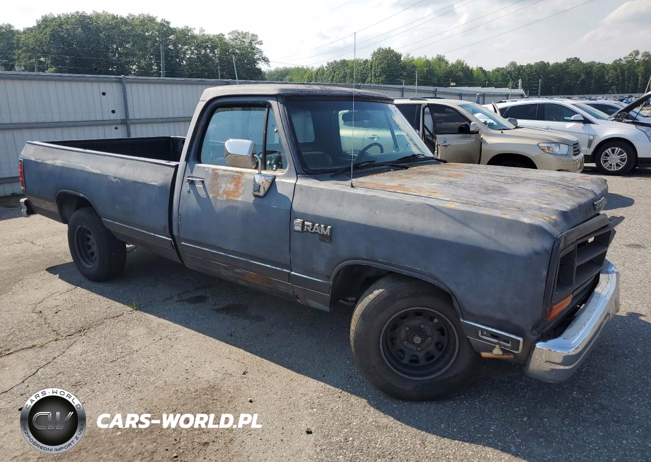 1989 Dodge D-Series D100 VIN:1B7FE06Y1KS178502 - 4