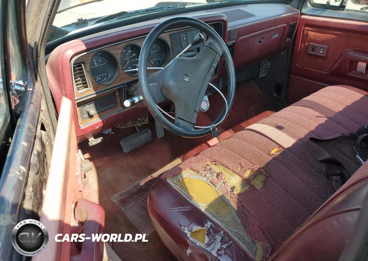 1989 Dodge D-Series D100 VIN:1B7FE06Y1KS178502 - 8