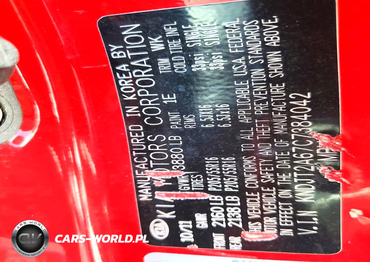 2012 Kia Soul + VIN:KNDJT2A67C7384042 - 13