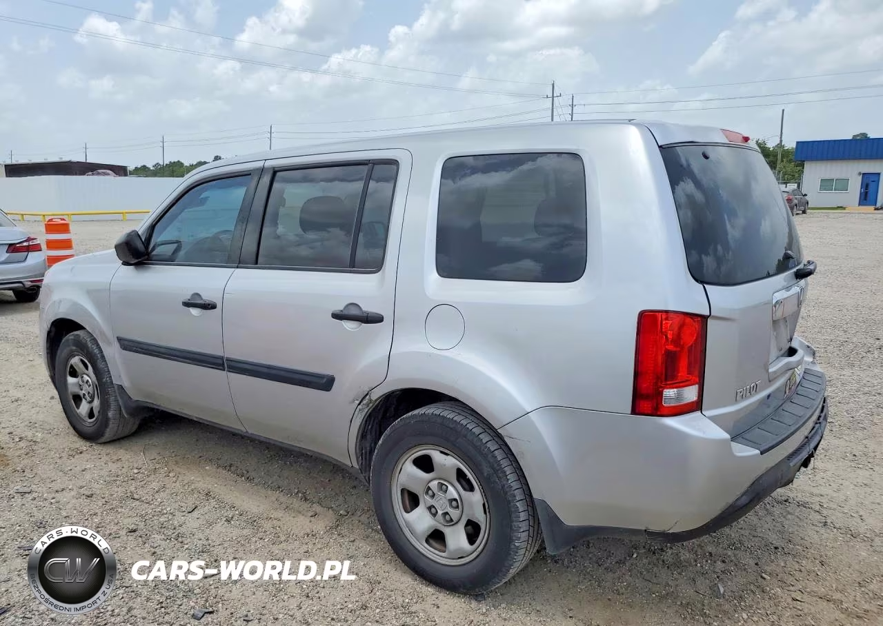2013 Honda Pilot Lx VIN:5FNYF3H24DB006982 - 2