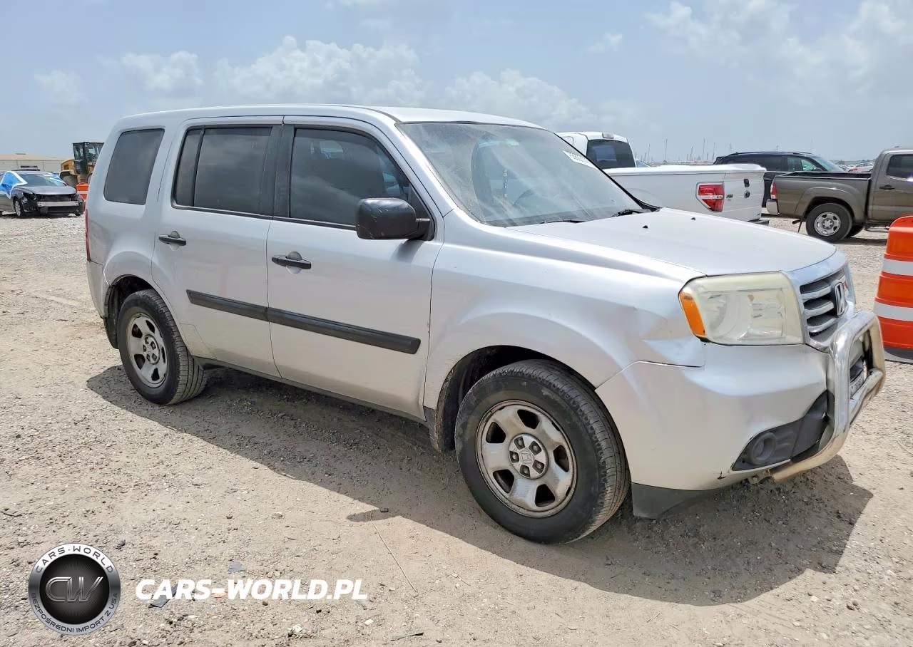 2013 Honda Pilot Lx VIN:5FNYF3H24DB006982 - 4