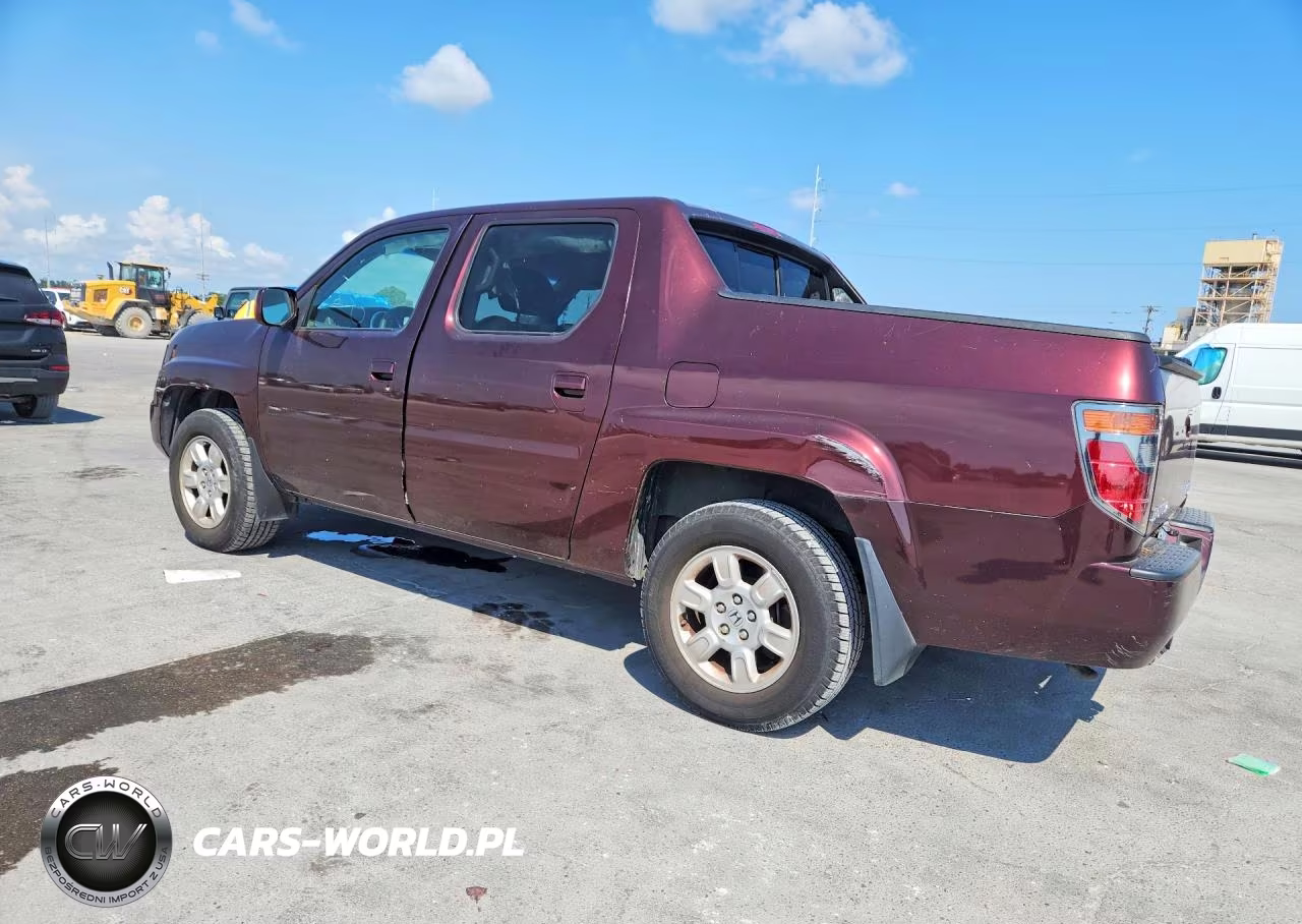 2007 Honda Ridgeline Rtl VIN:2HJYK16507H523977 - 2