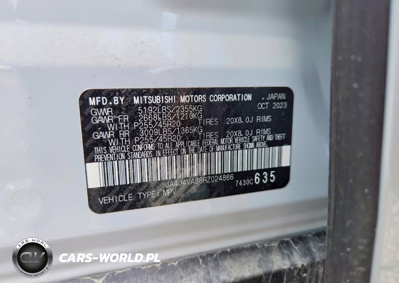 2024 Mitsubishi Outlander Se VIN:JA4J4VA88RZ024866 - 13