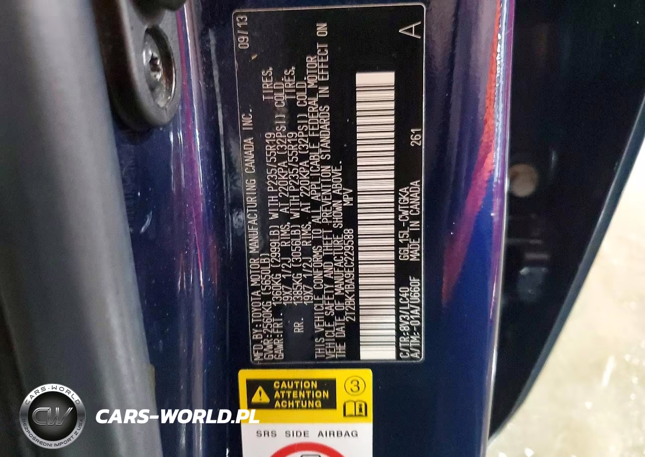 2014 Lexus Rx 350 Base VIN:2T2BK1BA9EC229588 - 13