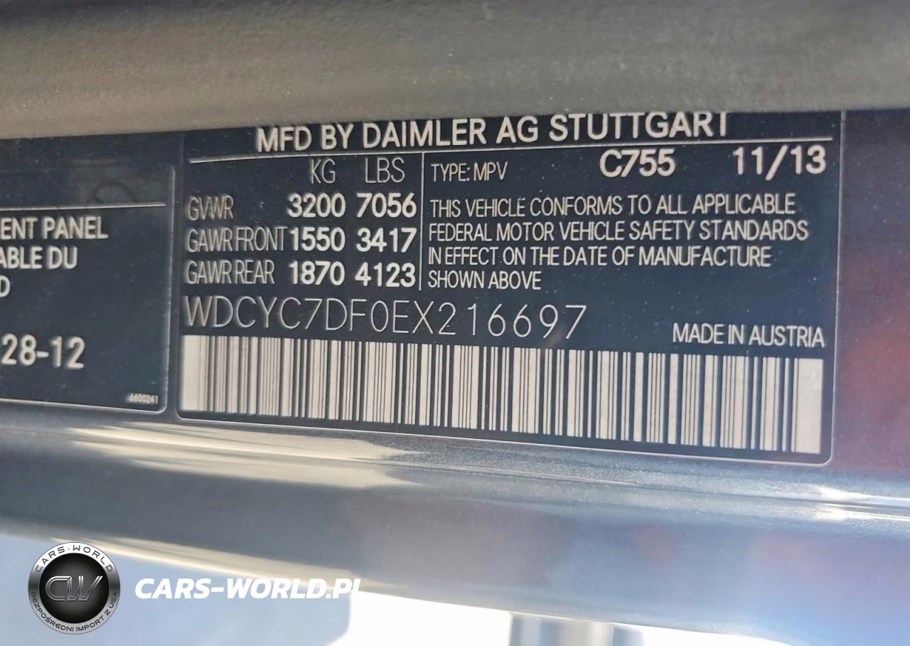 2014 Mercedes-Benz G 63 Amg VIN:WDCYC7DF0EX216697 - 12