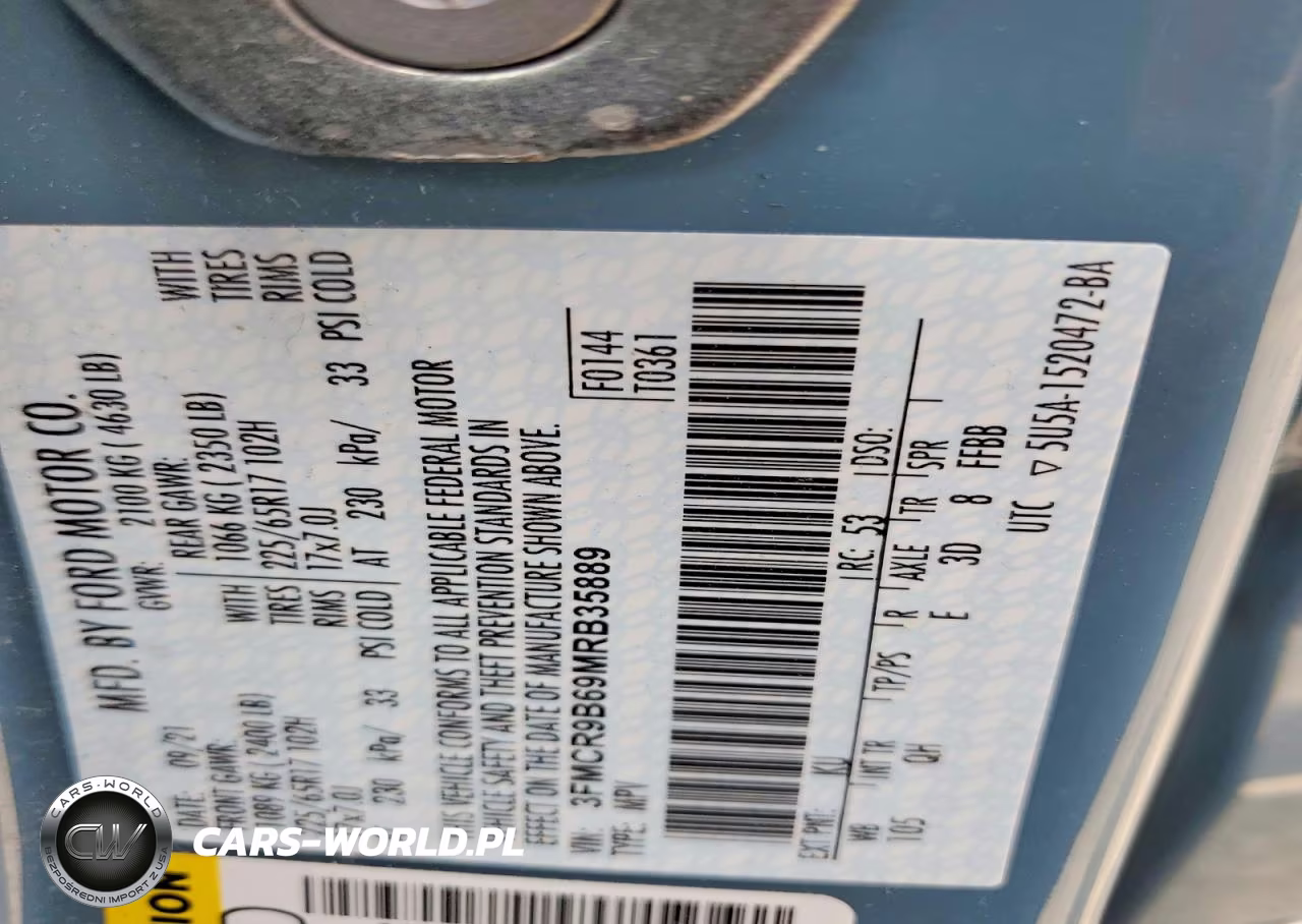 2021 Ford Bronco Sport Big Bend VIN:3FMCR9B69MRB35889 - 13