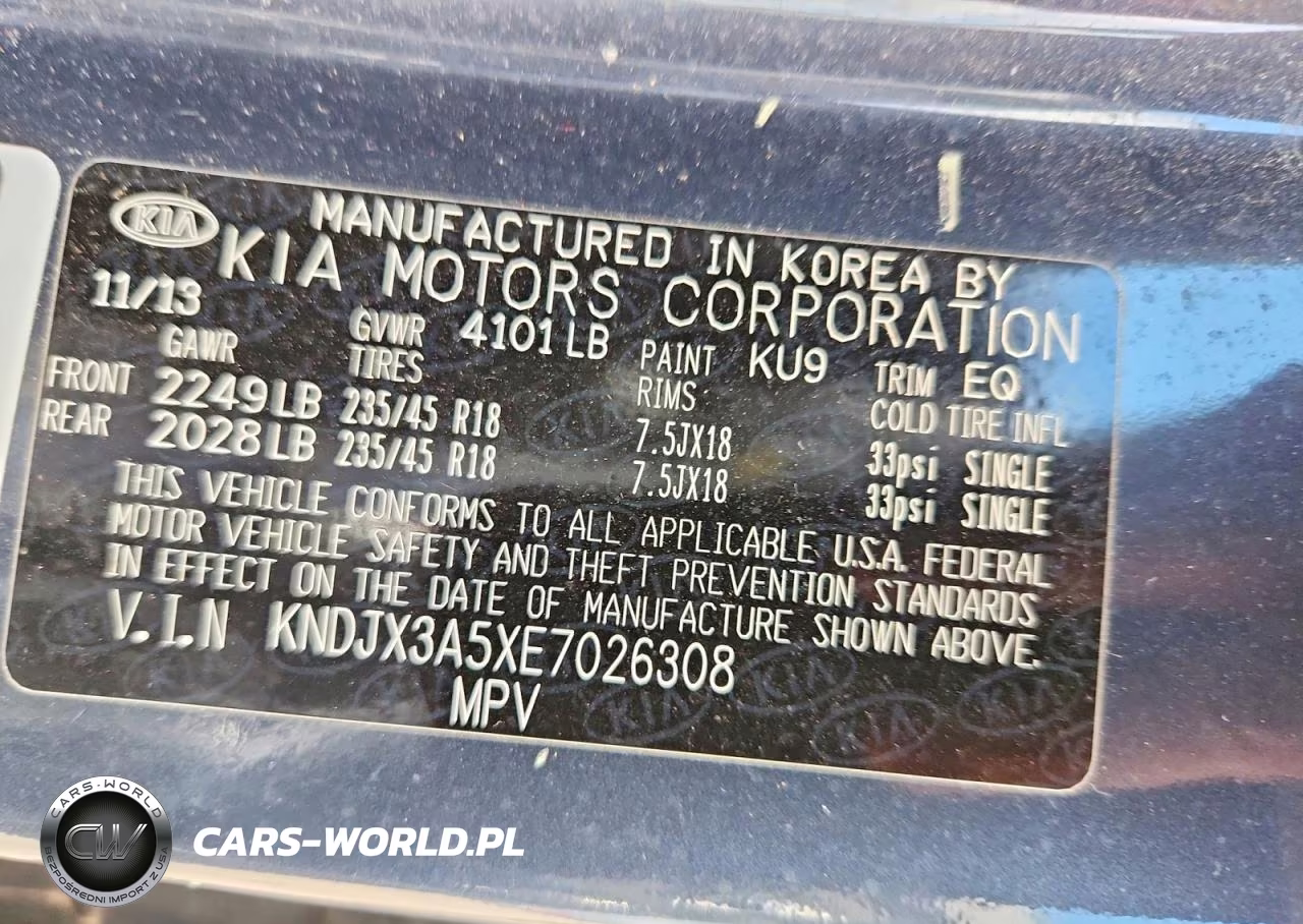 2014 Kia Soul ! VIN:KNDJX3A5XE7026308 - 12