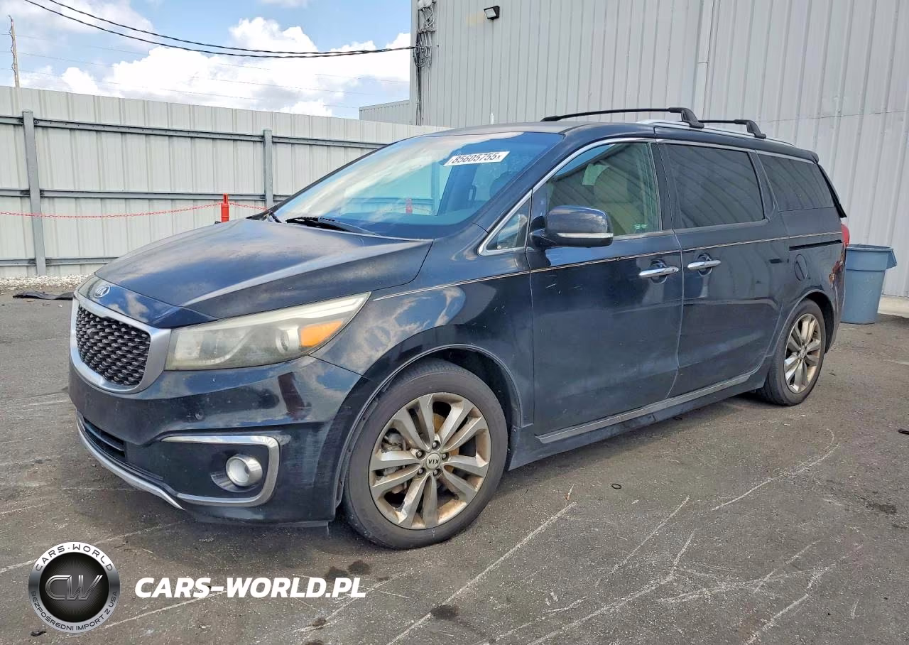 2018 Kia Sedona Sxl VIN:KNDME5C12J6356114 - 1