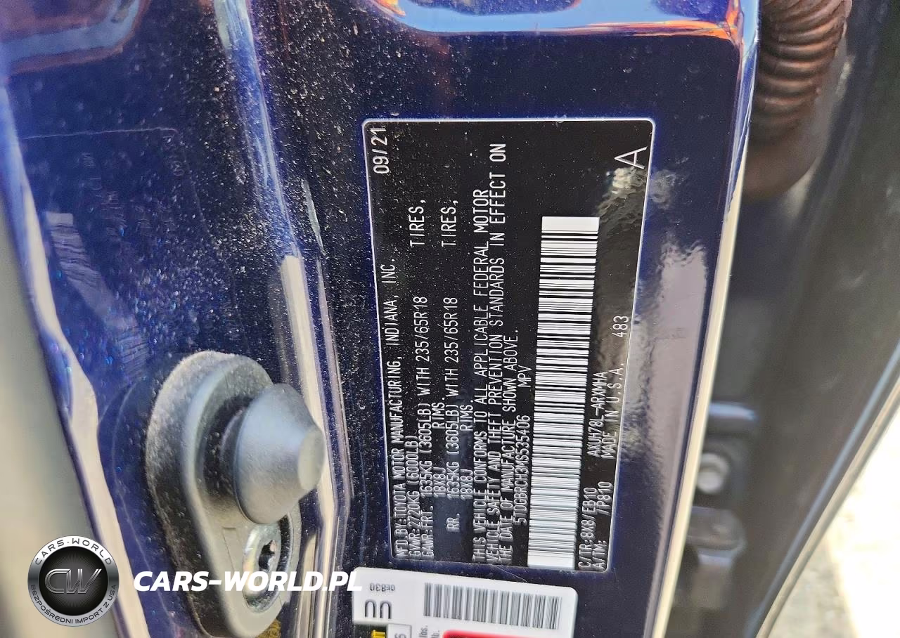 2021 Toyota Highlander Hybrid Xle VIN:5TDGBRCH3MS535406 - 14