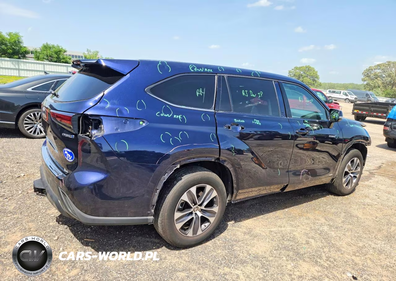 2021 Toyota Highlander Hybrid Xle VIN:5TDGBRCH3MS535406 - 3