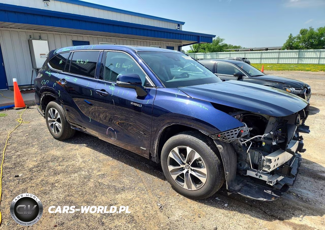 2021 Toyota Highlander Hybrid Xle VIN:5TDGBRCH3MS535406 - 4