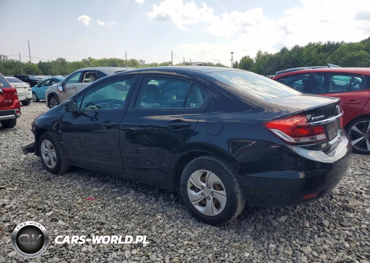 2013 Honda Civic Lx VIN:2HGFB2F56DH524727 - 2